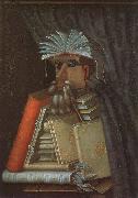 Giuseppe Arcimboldo The Librarian oil painting